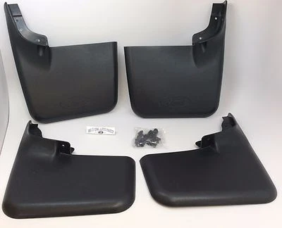 Ford F-150 Front & Rear Styleside Mud Flaps without Wheel Open Moulding new OEM — 第 1/2 张图片