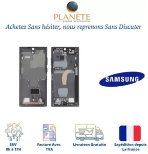 Original Châssis Central Noir Pour Samsung Galaxy S22 Ultra (S908B) - Photo 1 sur 1
