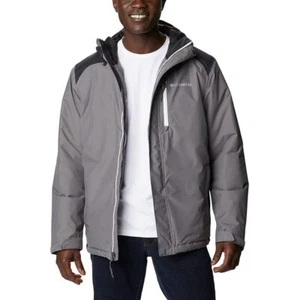 Columbia Mens Tipton Peak Insulated Jacket City Grey/Black / Size XXL / NWT - Picture 1 of 12