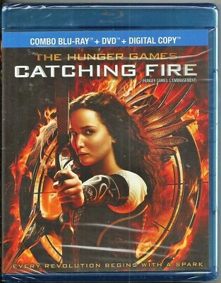 The Hunger Games Catching Fire (Blu-ray + DVD) Movie Brand New & Factory Sealed - Image 1 of 2