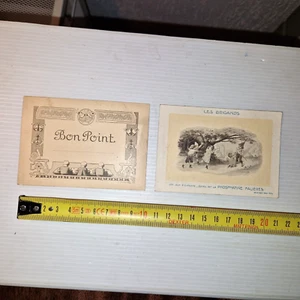 2 bons points 1920 PHOSPHATINE FALIERE la guerre , les brigands - Bild 1 von 8