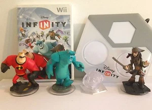 Wii Disney Infinity 1.0 Starter Pack Kids Game Base & 3 Figures - Picture 1 of 1