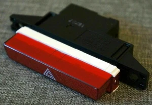 HONDA ACCORD HYBRID 35510-T2A-J01 2013-17 RED CLEAR HAZARD SWITCH OEM originale - Foto 1 di 7