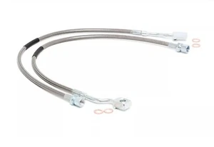 Rough Country GM Front Brake Lines for 2007-2019 1500/11-19 2500/3500HD - 89370 - Picture 1 of 6