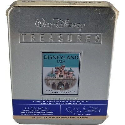 Walt Disney Treasures Disneyland 1954-1965 Season 1 Metal Box 2001 Region A - Image 1 of 4