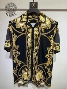 New Authentic Versace short sleeved shirt multicolour size XL #006 - Picture 1 of 6