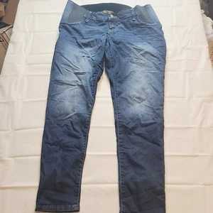 Isabel Maternity High-Rise Under Belly Skinny Zipper Maternity Jeans Size 13/31R - Picture 1 of 3