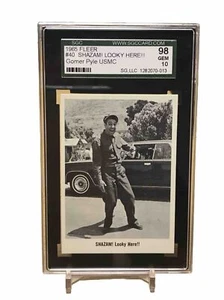 1965 Fleer Gomer Pyle USMC Card #40 SHAZAM! LOOKY HERE!! SGC 98 GEM 10 RARE!!! - Picture 1 of 2
