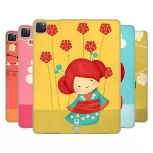 FUNDA HEAD CASE DESIGNS CON DIBUJO DE MUÑECA JAPONESA DE GEL SUAVE PARA SAMSUNG KINDLE APPLE - Imagen 1 de 12