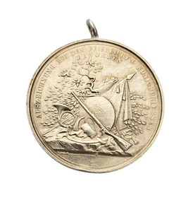 Medaglia ciondolo tiro tedesco argento sterling, antico ciondolo anni 20 L965 - Foto 1 di 7