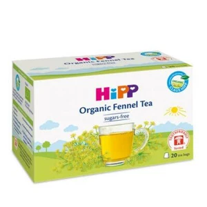 HIPP ORGANIC BABY TEA FENNEL 20 TEABAGS, NO SUGAR FROM 1 WEEK ONWARDS BIO - Picture 1 of 6