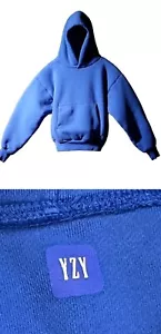 Felpa con cappuccio Yeezy X Gap KIDS 7/8 blu YZY Kanye West autentica nuova con etichette ragazzo media - Foto 1 di 3