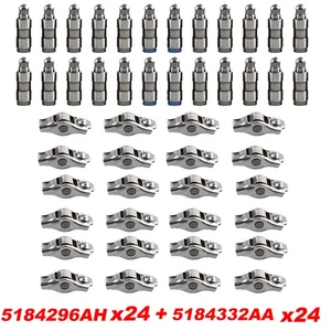 Brand 24Pcs 5184296AH Arms + 24Pcs 5184332AA Lifter for 11-19 Dodge Ram Chrysler - Picture 1 of 9