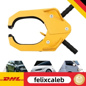 Cerradura de rueda amarillo claro bloqueo de neumáticos cerradura de abrazadera de rueda para coches modernos 15.7 * 11 * 5.3 pulgadas - Imagen 1 de 22