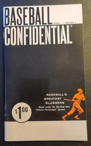 Baseball Confidential 1960 Rare Vintage Book - Bild 1 von 6