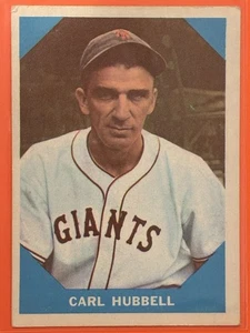 1960 Fleer Baseball Greats Carl Hubbell #4 Vintage Baseball - Picture 1 of 2