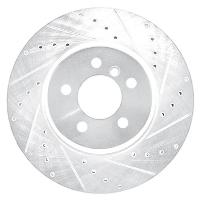 For BMW 640i xDrive Gran Coupe 14-19 Brake Rotor DFC Premium Drilled & Slotted - Image 1 of 4