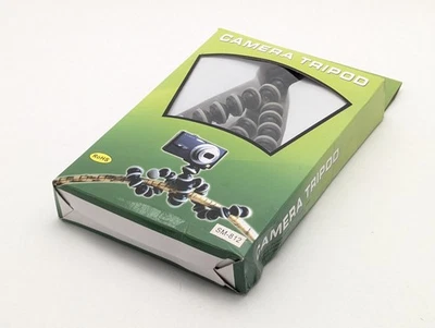 NEW! Camera Tripod SM-812 Mini-Tripod With Flexible Legs - Imagen 1 de 4