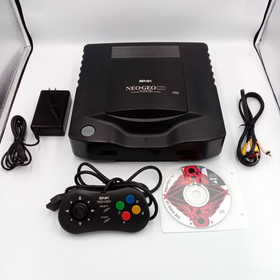 Neo Geo CD Console Top Loader SNK Controller Game Japanese Excellent Condition