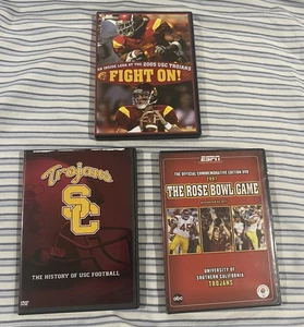 USC Football DVD Lot Rose Bowl, Fight On, Pete Carrol - Picture 1 of 5