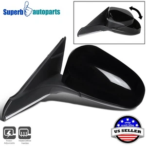 Fits 2015-2018 Toyota Camry 5 Pin Black Power Heated Left Fold Side Mirror 1PC - Picture 1 of 13