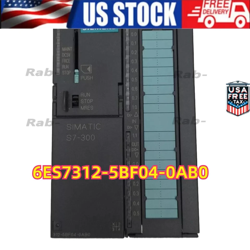 New Siemens 6ES7 312-5BF04-0AB0 6ES7312-5BF04-0AB0 SIMATIC S7-300 CPU 312C - Image 1 of 4