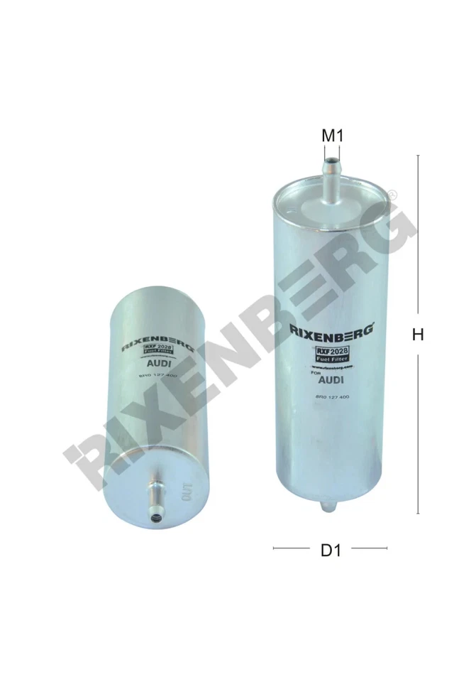Filtro de combustible Rixenberg para Audi Q5 2.0Tdi-3.0Tdi 2009 -8R0127400-WK6011- RXF 2028 Foto 1 de 1