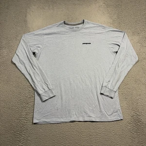 Patagonia Shirt Responsibili-Tee Regular Fit Classic Logo Mens Large Blue P 6 - Picture 1 of 7