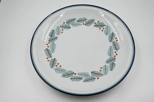 PRECIOSO Plato de picar bayas de acebo de Navidad Dansk Bistro 12,5 pulgadas Japón - Imagen 1 de 4