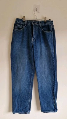 DKNY Jeans Petites Womens W30 L28 Blue Denim Straight Leg Fly Zip Pockets  - Image 1 of 4
