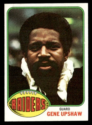 Gene Upshaw 1976 Topps Card #295 Oakland Raiders - Image 1 of 2