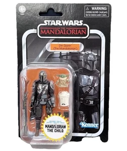 Kenner Star Wars The Mandalorian Din Djarin mit Kinderfiguren 3,75 inch Neu! - Bild 1 von 5