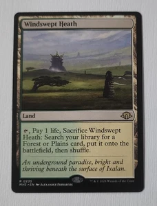 Magic The Gathering: Magic The Gathering Windswept Heath-Dual Land NF (MH3) Raro 0235 - Imagen 1 de 2