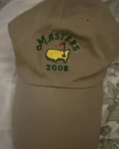 Gorra de béisbol ajustable Masters Augusta National Golf 2008 caqui - Imagen 1 de 4