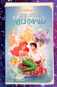 Disney The Little Mermaid (VHS, 1989) Banned Cover THE CLASSICS Black Diamond - Picture 1 of 6