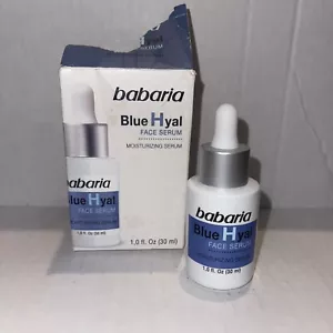 BABARIA Blue Hyal Face Serum Booster Moisturizing Serum Hydrates 1 fl oz - Picture 1 of 1