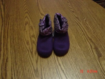 Toddler Young Girls Purple Fashion Boots by Faded Glory READ MEASUREMENTS - Image 1 of 4