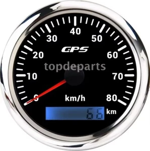 Tachimetro tachimetro digitale GPS 110 mm per auto barca camion 0-80 km/h - Foto 1 di 17
