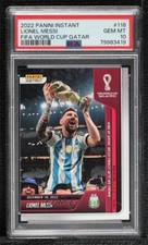 2022 Panini Instant FIFA World Cup Qatar /22081 Lionel Messi #118 PSA 10 GEM MT
