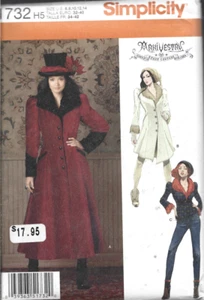 Simplicity Pattern #1732-Misses Coat/Jacket in Two Lengths 6-14 - Picture 1 of 1