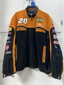 Tony Stewart Jacket Mens Large Wilsons Leather Suede Chase Authentics - Picture 1 of 12