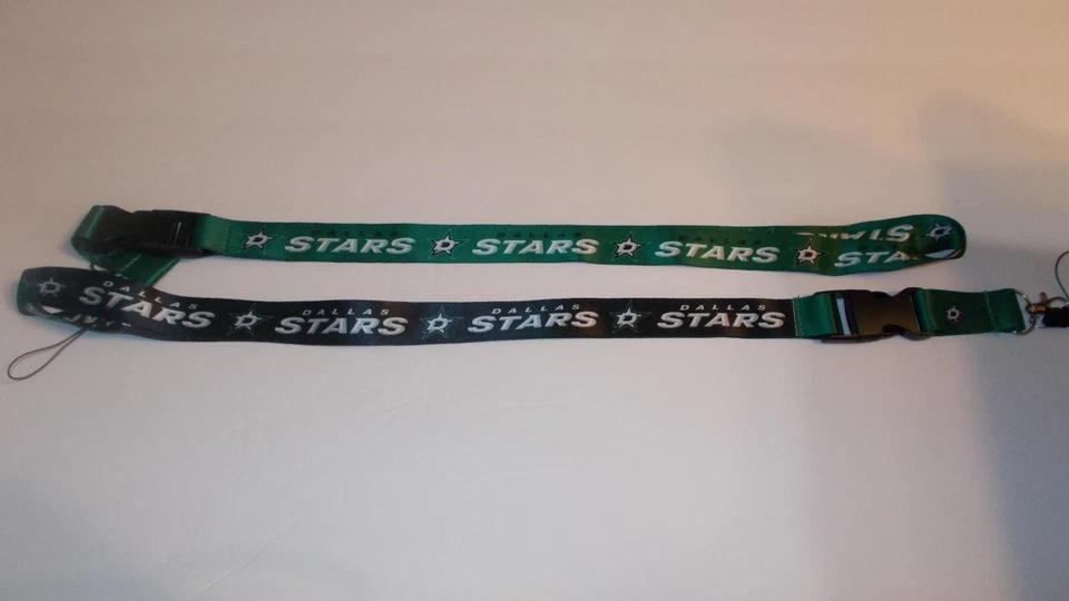 Cordones Dos Estrellas Dallas NHL Impresos en Ambos Lados 25" Largo Envío Gratis. Foto 1 de 1