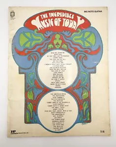 Big Note Guitar The Incredible Music Of Today Sheet Neil Diamond Bee Gees Beatle - Picture 1 of 4