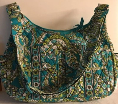 Bolso Bandolera Vera Bradley Retirado Pavo Real Carga Sin Signos de Uso Raro Foto 1 de 4