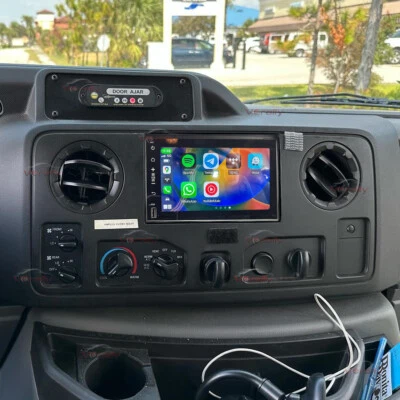For 2009-2014 Ford E150 E250 E350 7" Android 13 Carplay Car Stereo Radio GPS Nav - Image 1 of 4