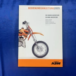 KTM 50 Min Senior Adventure Owners Repair Manual 2005 - Picture 1 of 4