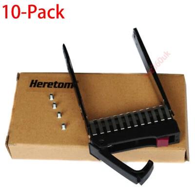 X10 HP 2.5" SAS SATA HDD Tray For HP Proliant DL360 DL380 G5 G6 G7 500223-001 - Image 1 of 4