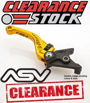 Palanca de freno delantera corta Suzuki GSXR1000 2003-2004 ASV C5 - dorada Foto 1 de 4