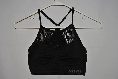 Sujetador negro XOXO para mujer talla M bralette correa ajustable espalda deportiva Foto 1 de 4