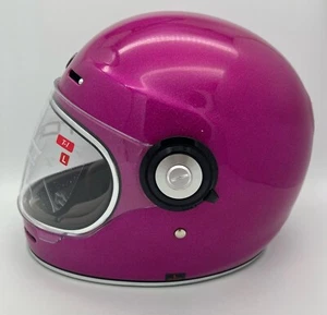 Torc T1 Retro Helmet Bubblegum Mega Flake Large Full Face Open Box - Picture 1 of 7